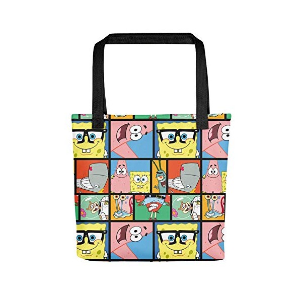 SpongeBob SquarePants Characters Grid Premium Tote Bag