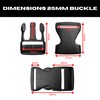 BOB-KRAFT - Buckle, plastic click closure, clip closure, buckle for
