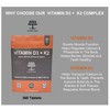 Vitamin D3 & Vitamin K2 (MK7)- 365 Tablets 1 Year