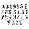 Minglewood Trading Cobalt - Monogram Letter Vinyl Decal - Script