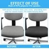 COWANIEE 2 PCS Soft Office Chair Cover, Washable Desk Chair