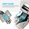 HOME EDIT 5 Pairs 10 Pack European Full Overlay Soft