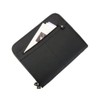 Alassio Conference Folder Zipped 3 Compartments A4 Leather-look Black Ref