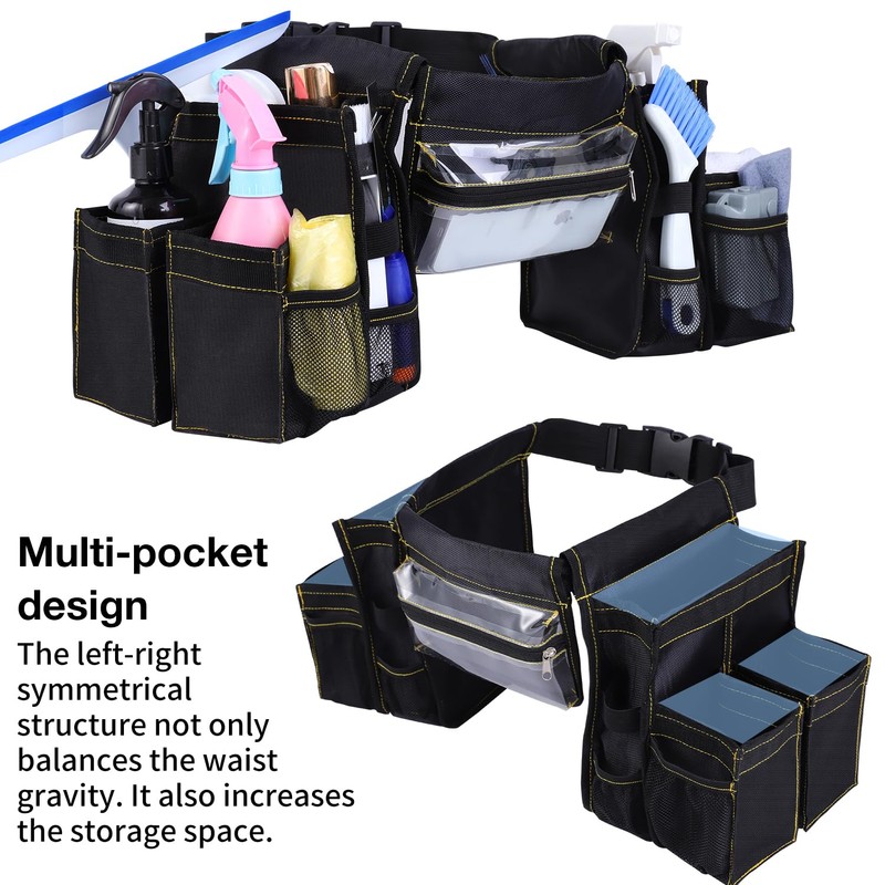 Cleaning Tool Belt, Speed Cleaning Belt Cleaning Supplies Adjustable Waist