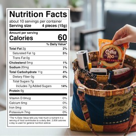 Coffee Rio Latté Coffee Candy, Pack of 3 (5.5 oz Each) - Individually Wrapped Hard Candies Blended w/Fresh Dairy Cream - Perfect for Office Candy Bowl, Buffet - Kosher Certified