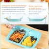 Ehucon Non-Slip Adaptive Scoop Plate with Extra Wall, Leak-proof Melamine
