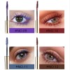 Roseflower Colored Mascara Sets - 12 Waterproof Colors, Pink, Purple,