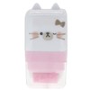 [Eraser] Animal Roller Poppy Rubber/White Cat