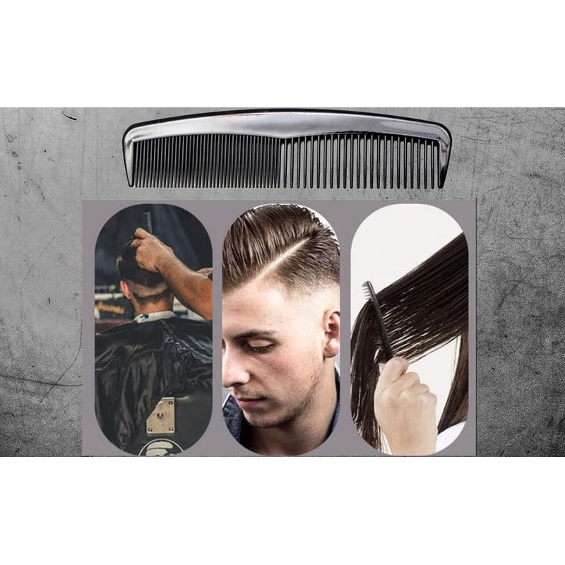 Favorict (12 Pack) Flexible Thin 5" Pocket Hair Comb Beard