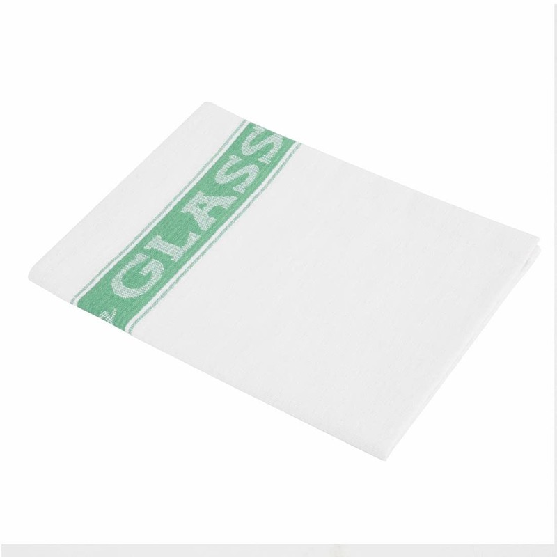 Nextday Catering E912 Glass Cloth, Linen Union, 30" x 20",