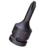 Genius Tools 3476R02-3/8" Drive Ph.2 Phillips Impact Bit Socket, 76mm