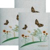 2 Spring Butterflies Set of 3 Each Swedish Dishcloths |