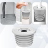 Gjinxi 2 Pcs Washing Machine Drain Hose Seal, Pipe Cover