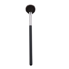 Fan Brush Professional Blush Brush Soft Vegan Synthetic Makeup Brush for Face Highlighter Applicator Eyeshadow Brush