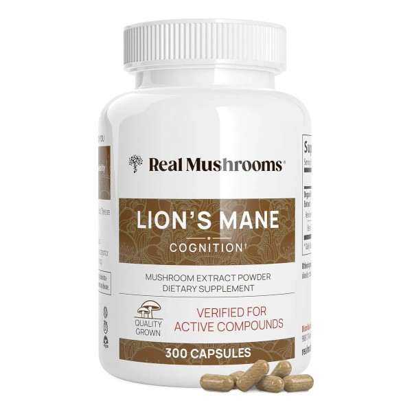 Melena De Leon 1000 Mg 300 Caps | Real Mushrooms