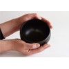 オークヴィレッジ スープカップ 拭き漆塗 大:直径12cm×高さ7cm 容量:約300ml 中:直径10cm×高さ6cm 容量:約150ml 小:直径8cm×高さ5cm 容量:約60ml 手のひらになじむ、まあるい入れ子の漆塗り木製ボウル