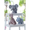 King Cole Giraffe, Hippo & Elephant Cuddly Toys Knitting Pattern