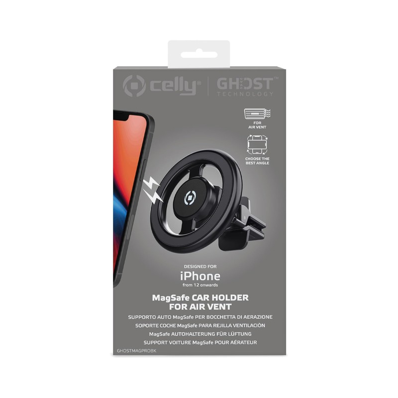 Celly Magnetic Phone Holder Ghost Mag Pro