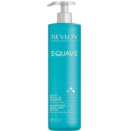 REVLON PROFESSIONAL EQUAVE Shampoo Micelar Detox para todo tipo de cabellos, Enriquecido con Queratina, 485ml