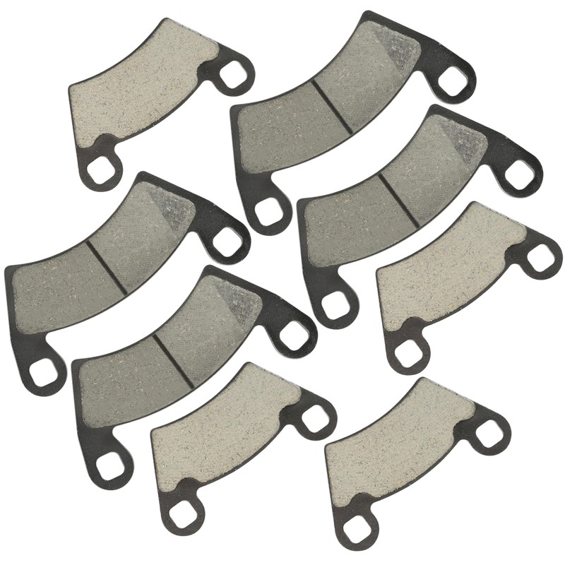 Caltric Front & Rear Brake Pads Compatible with Polaris Ranger