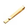 Yoursfs Brushed Gold Tie Clips for Men Skinny Tie Clip