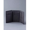 Lakeland Leather Mens Trifold Wallet in Black