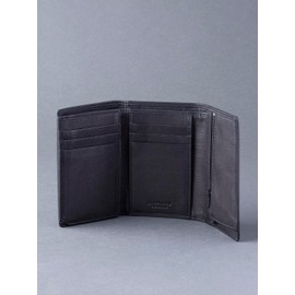 Lakeland Leather Mens Trifold Wallet in Black