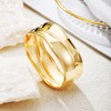 RAUCHBE Chunky Gold Bangle Bracelets for Women Hammered Texture Cuff