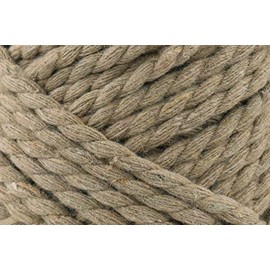 King Cole Macrame King Cotton 200g - 3mm Macrame 100% Recycled Cotton Cord Strangely Beige 5141