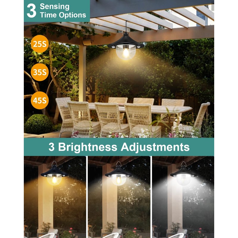 AEQ Solar Shed Light Outdoor Indoor 3000LM Solar Lights Daytime