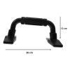 Breezee Market Kit Ejercicio Entrenamiento Cuerda Metal Soportes Flexiones