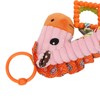Infant Stroller Rattle Bell with Teether Mirror Cute Giraffe Plush