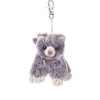 Dilly Dudu Gray Cat Plush Keychain - Soft and Cuddly