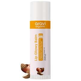 Aravi Organic Lip Glowy Balm With SPF 50 PA+++ & Kojic Acid - Ceramide & Peptide - 0.1 FL Oz / 5gm