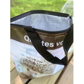 Insulated Aluminum Cooler Bag, 3.2 gal (10 L) for Champagne Bottles, Wine Bottles, 13.8 inches (35 cm), 11.0 inches (28 cm), 4.7 inches (12 cm), Stylish, Cute, Designers, Keeps You Cool, Convenient