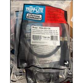 TRIPP LITE P005-003 Power Extension Cord 15A 14AWG C14 to C13, 3-Feet