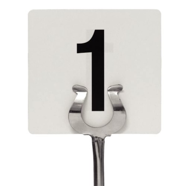 Olympia GC086 Table Numbers 1-25 95X100mm Wedding Pubs Restaurants Cafe Clubs Bar, Black