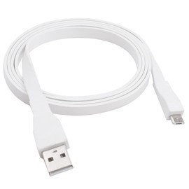 Aquelo Replacement USB Charging Cable Power Supply Cord Compatible with Ultimate Ears UE Boom 3 Megaboom 3 Boom Boom2 Wireless Speaker 4FT (Flat-White)