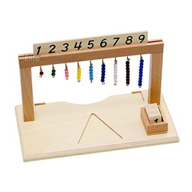 Montessori Hanger for Color Bead Stairs with Beads