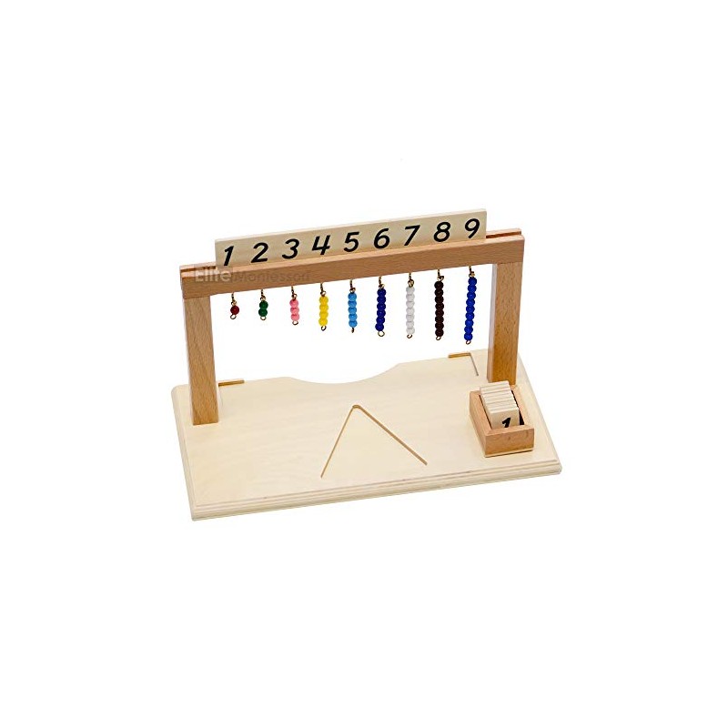 Montessori Hanger for Color Bead Stairs with Beads