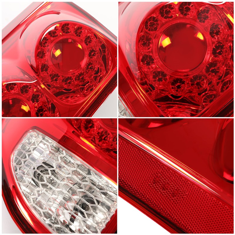 HECASA Pair LED Tail Light Compatible with 2011-2020 Dodge Grand