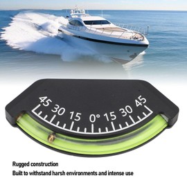 45 Deg Inclinometer, -45° - 0-45° Level Gauge Easy to Install Tilt Gauge Accurate Measurement RV Levels, Robust Angle Clinometer for Off Road Vehicle Truck RV Trailer Boat