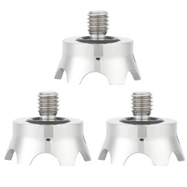 3 Pcs Stainless Steel 3/8 Inch Interface Non slip Camera Tripod Spike for Manfrotto Gitzo