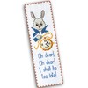 Personalized.Design White Rabbit - Counted Cross Stitch DIY Bookmark kit