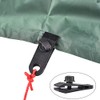Takelablaze Tent Clips, Camping Fixation, Tarp Clips, Plastic, Strong Clamp