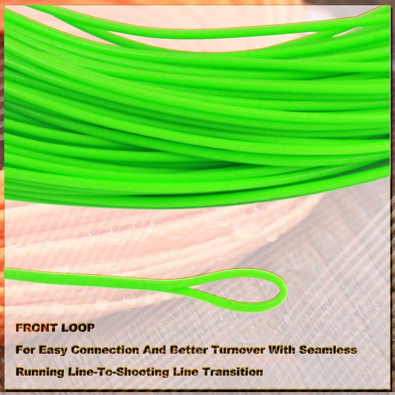 Maxcatch Floating Shooting Line/Running Line with Front Loop.026’’ .032’’ .037’’