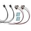 2X Headlight and Turn Signal Bulb Wiring Harness Pigtail Connector