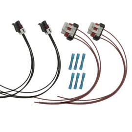 2X Headlight and Turn Signal Bulb Wiring Harness Pigtail Connector Kit for 2005-2014 Freightliner Columbia Diesel Truck