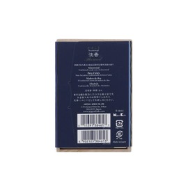Nihon Kodo Kayuragi Agarashi Business Card Incense Paulownia Box of 6 Bars Blue 6 Pieces (x 1)