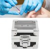 Nail Drill Bits Storage Box 25 Holes Transparent Clamshell Lock